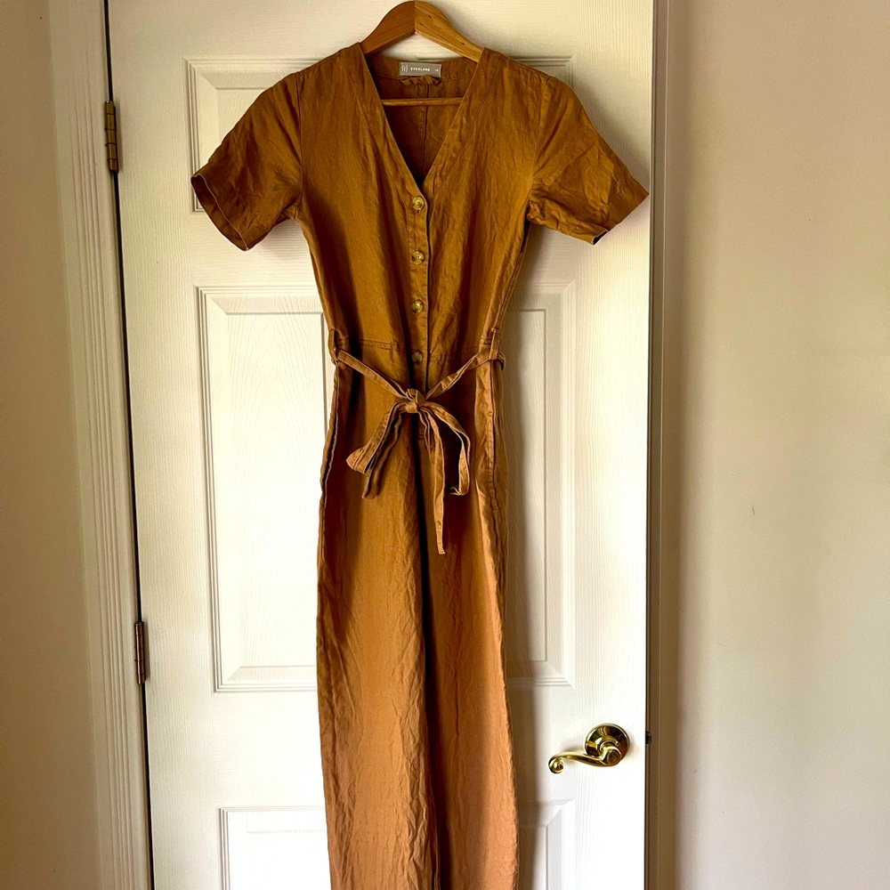 Everlane Linen Jumpsuit 00